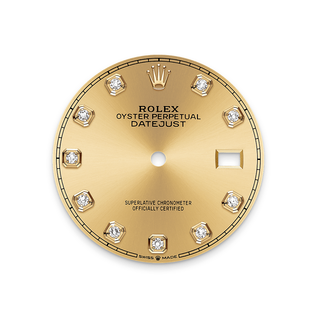 Champagne-colour dial