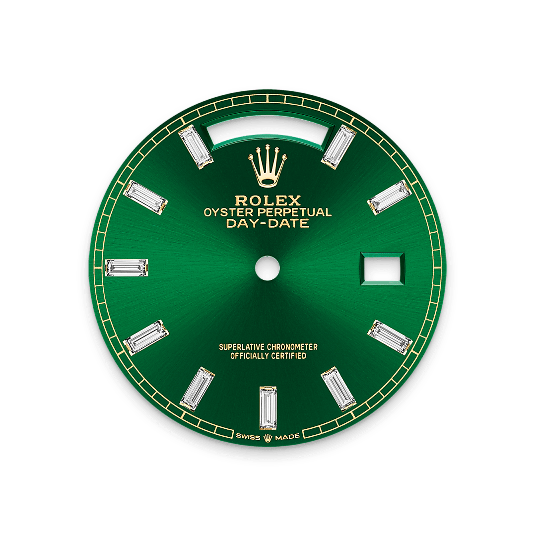 Bright green dial